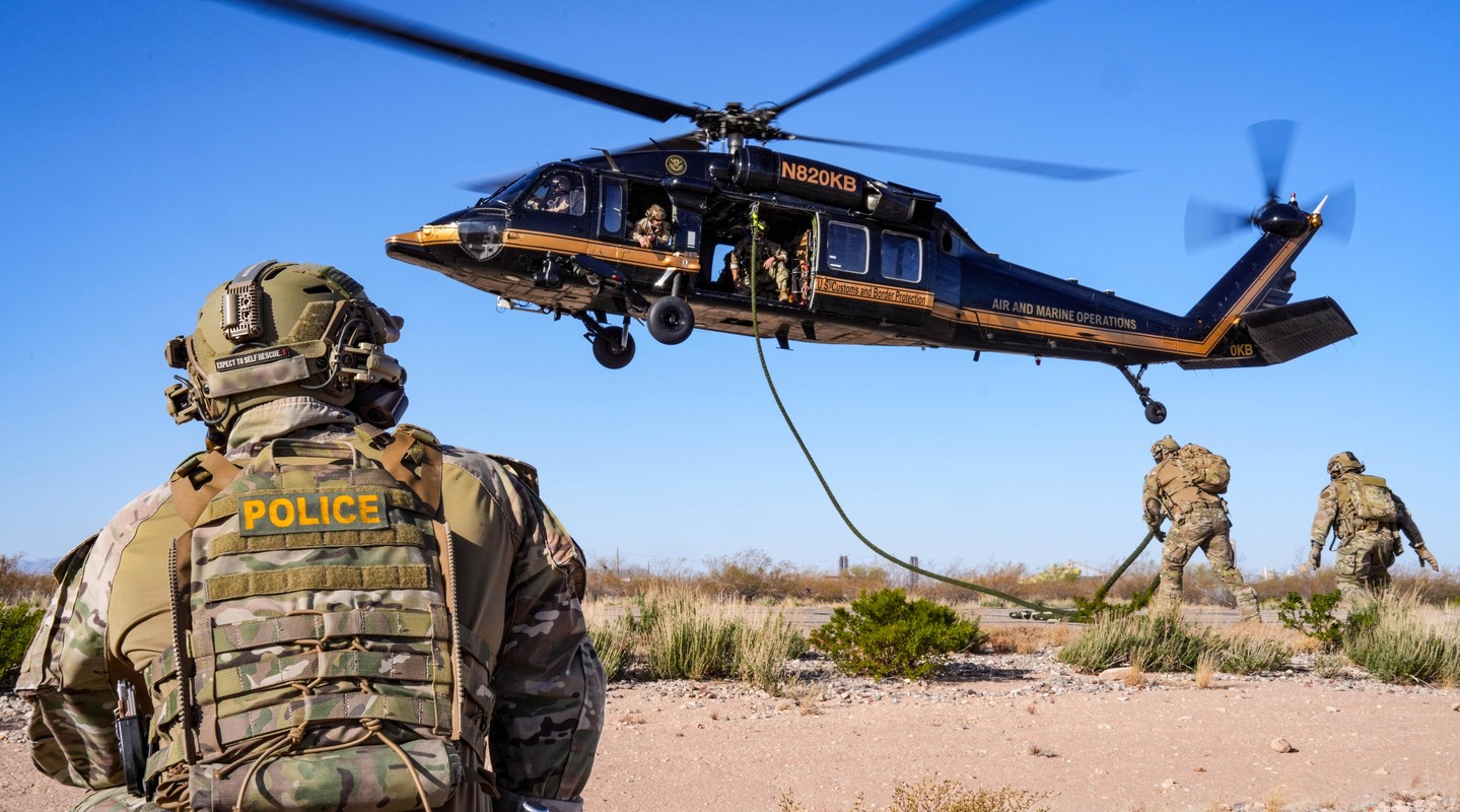 CBP Air and Marine Operations’ Black Hawk training (photo courtesy of CBP)