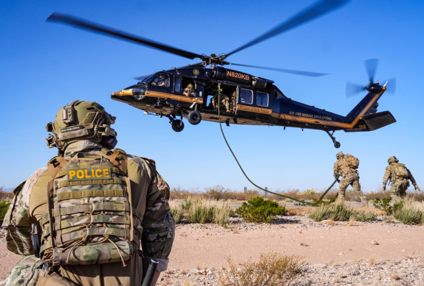 CBP Air and Marine Operations’ Black Hawk training (photo courtesy of CBP)